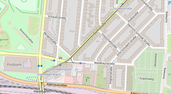 Friseur auf Satellitenbild