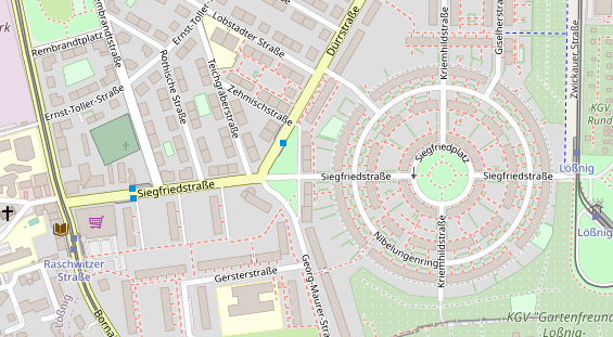 Friseur auf Satellitenbild