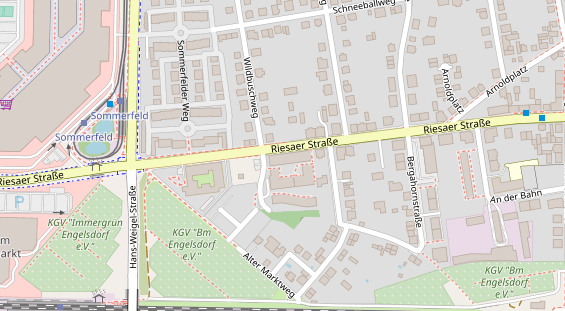 Friseur auf Satellitenbild