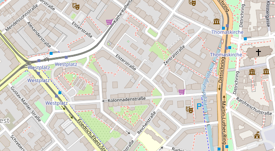 Friseur auf Satellitenbild