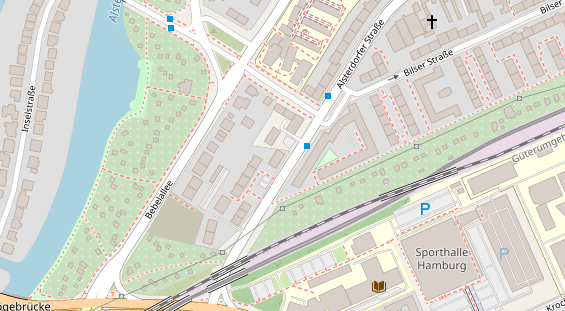 Friseur auf Satellitenbild