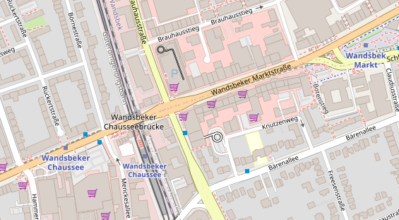 Friseur auf Satellitenbild