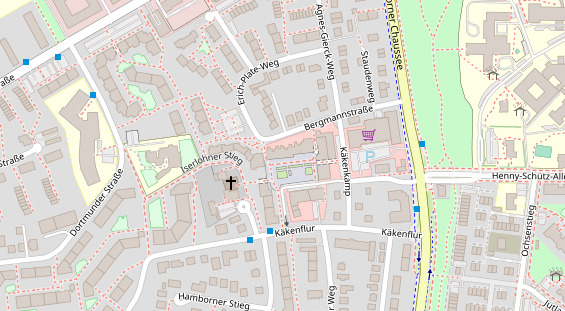 Friseur auf Satellitenbild