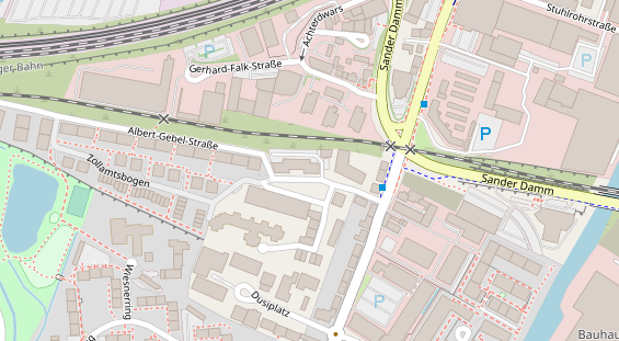 Friseur auf Satellitenbild