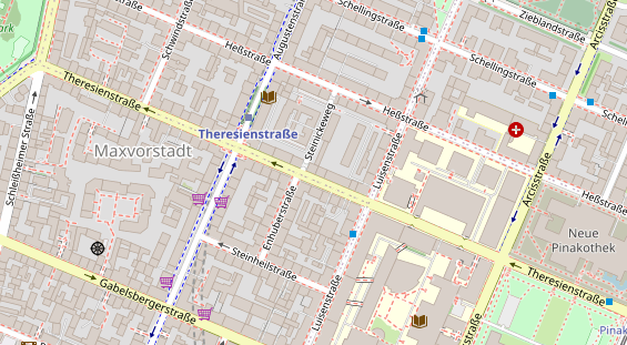 Friseur auf Satellitenbild