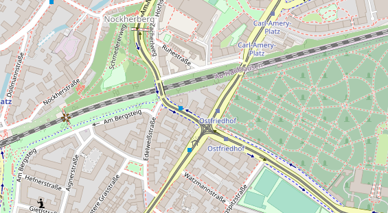 Friseur auf Satellitenbild