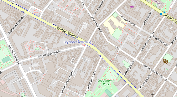 Friseur auf Satellitenbild