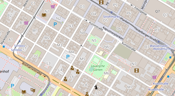 Friseur auf Satellitenbild