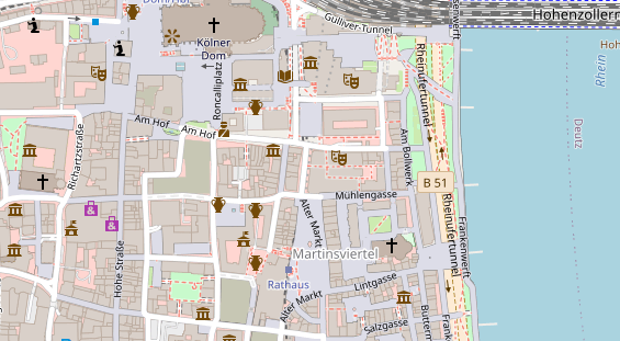 Friseur auf Satellitenbild