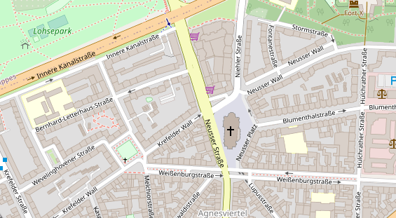 Friseur auf Satellitenbild