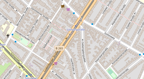 Friseur auf Satellitenbild