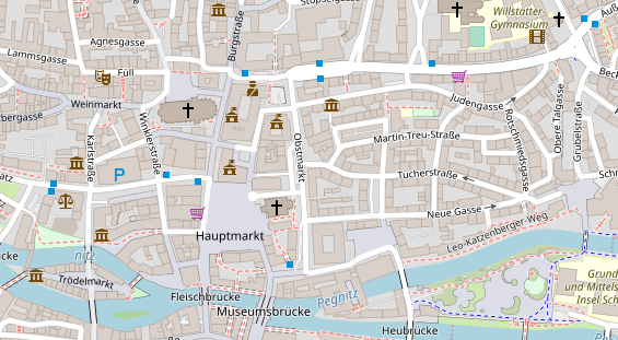 Friseur auf Satellitenbild