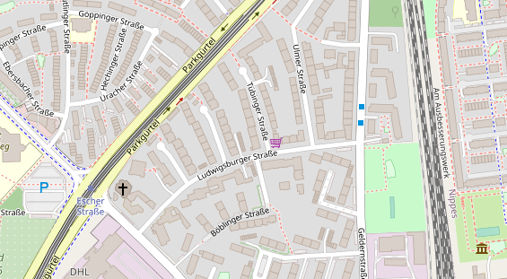 Friseur auf Satellitenbild