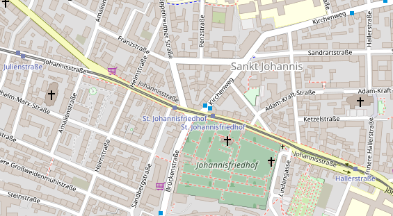 Friseur auf Satellitenbild