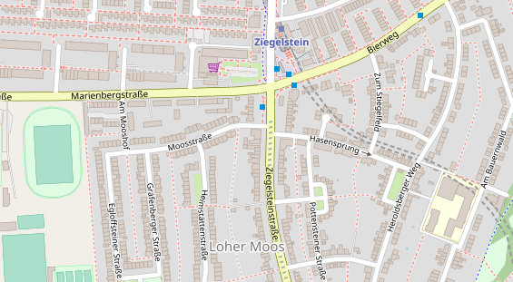 Friseur auf Satellitenbild