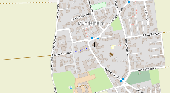 Friseur auf Satellitenbild