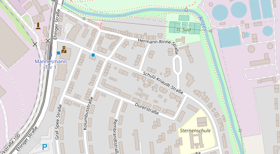 Friseur auf Satellitenbild