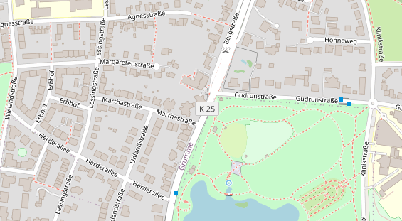 Friseur auf Satellitenbild