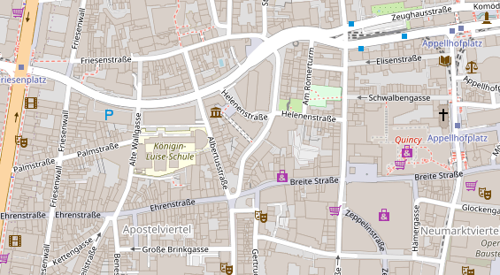 Friseur auf Satellitenbild