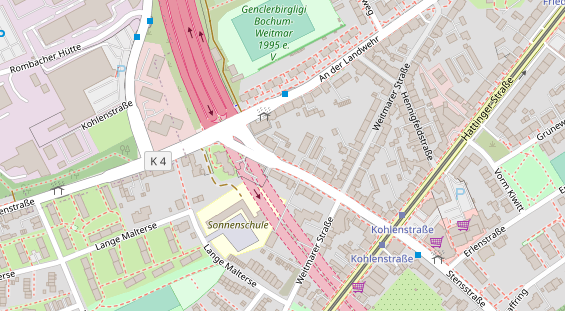 Friseur auf Satellitenbild