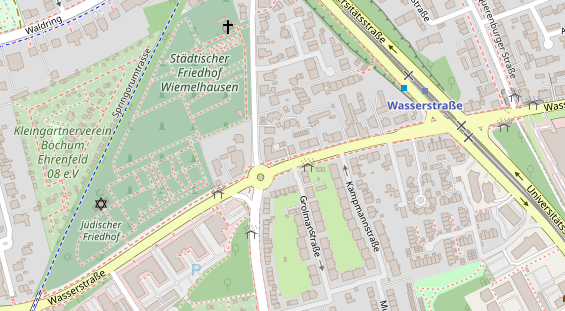 Friseur auf Satellitenbild