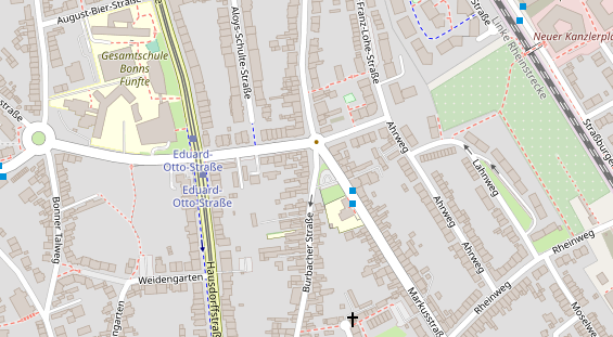 Friseur auf Satellitenbild