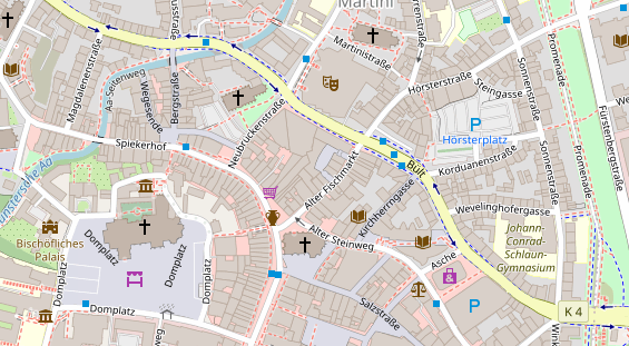 Friseur auf Satellitenbild