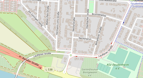 Friseur auf Satellitenbild