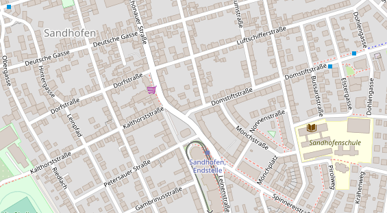 Friseur auf Satellitenbild