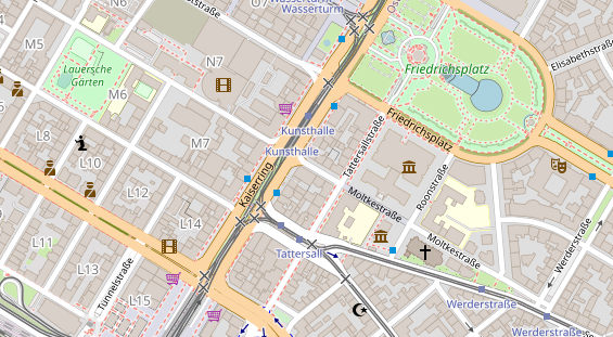 Friseur auf Satellitenbild