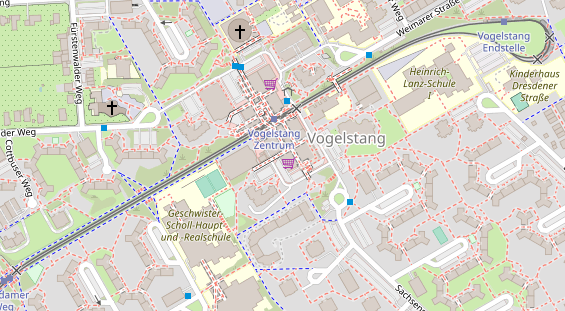 Friseur auf Satellitenbild