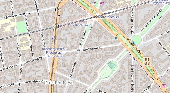 Friseur auf Satellitenbild