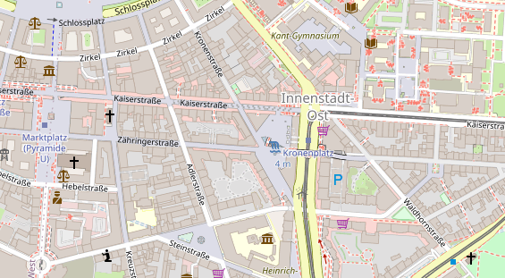 Friseur auf Satellitenbild