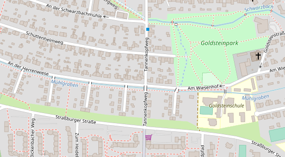 Friseur auf Satellitenbild