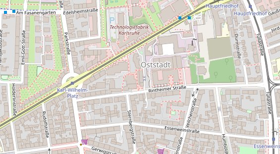 Friseur auf Satellitenbild