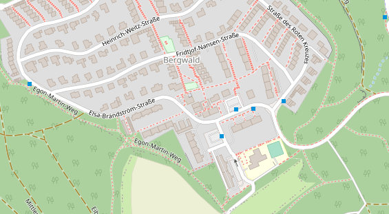 Friseur auf Satellitenbild