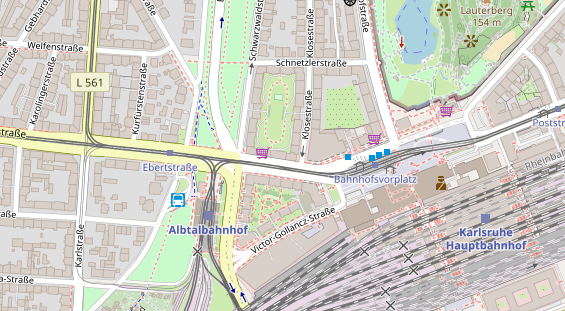 Friseur auf Satellitenbild