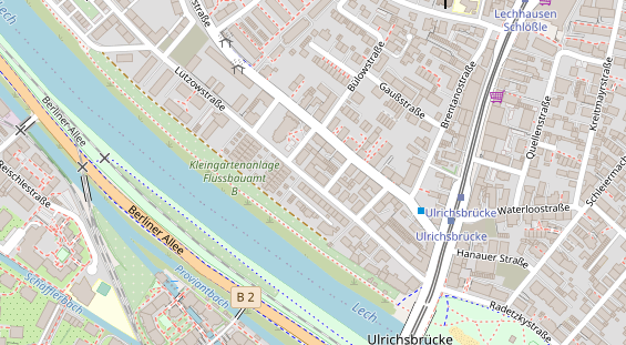 Friseur auf Satellitenbild