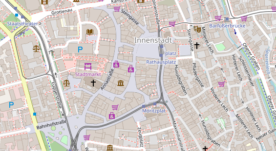 Friseur auf Satellitenbild