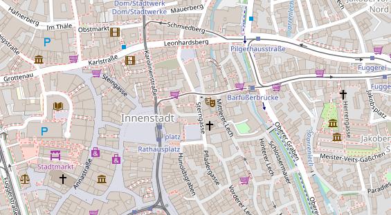 Friseur auf Satellitenbild