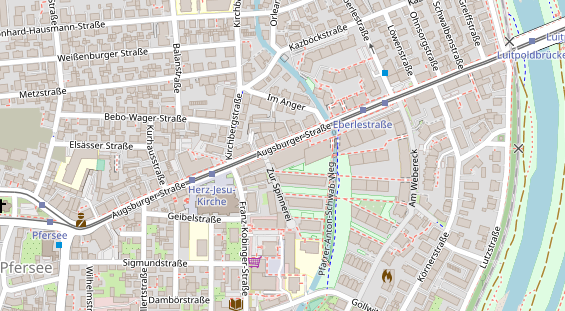 Friseur auf Satellitenbild