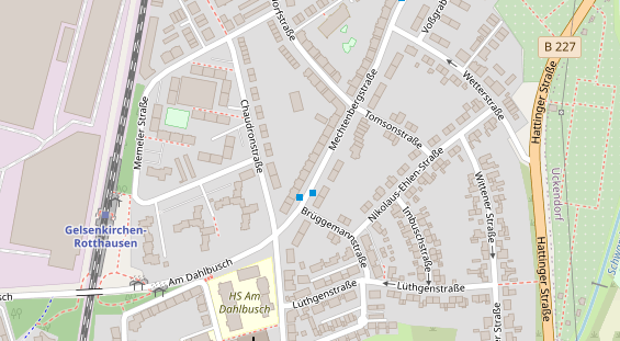 Friseur auf Satellitenbild