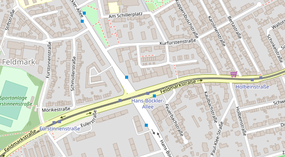 Friseur auf Satellitenbild