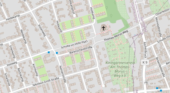 Friseur auf Satellitenbild