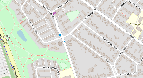 Friseur auf Satellitenbild