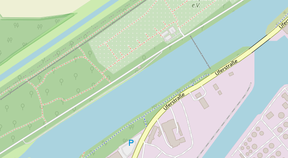 Friseur auf Satellitenbild