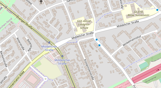 Friseur auf Satellitenbild