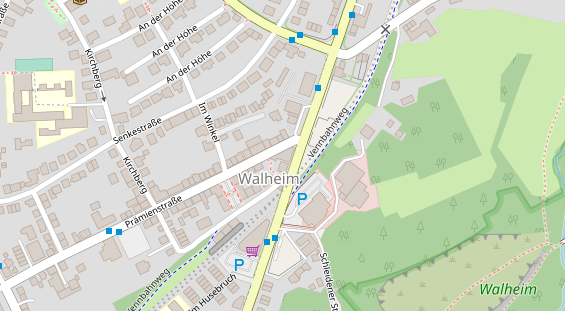 Friseur auf Satellitenbild