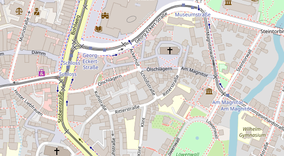 Friseur auf Satellitenbild