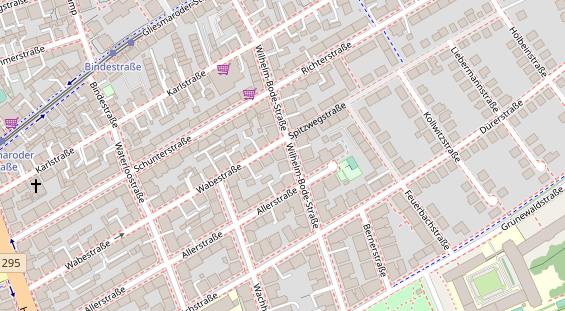 Friseur auf Satellitenbild